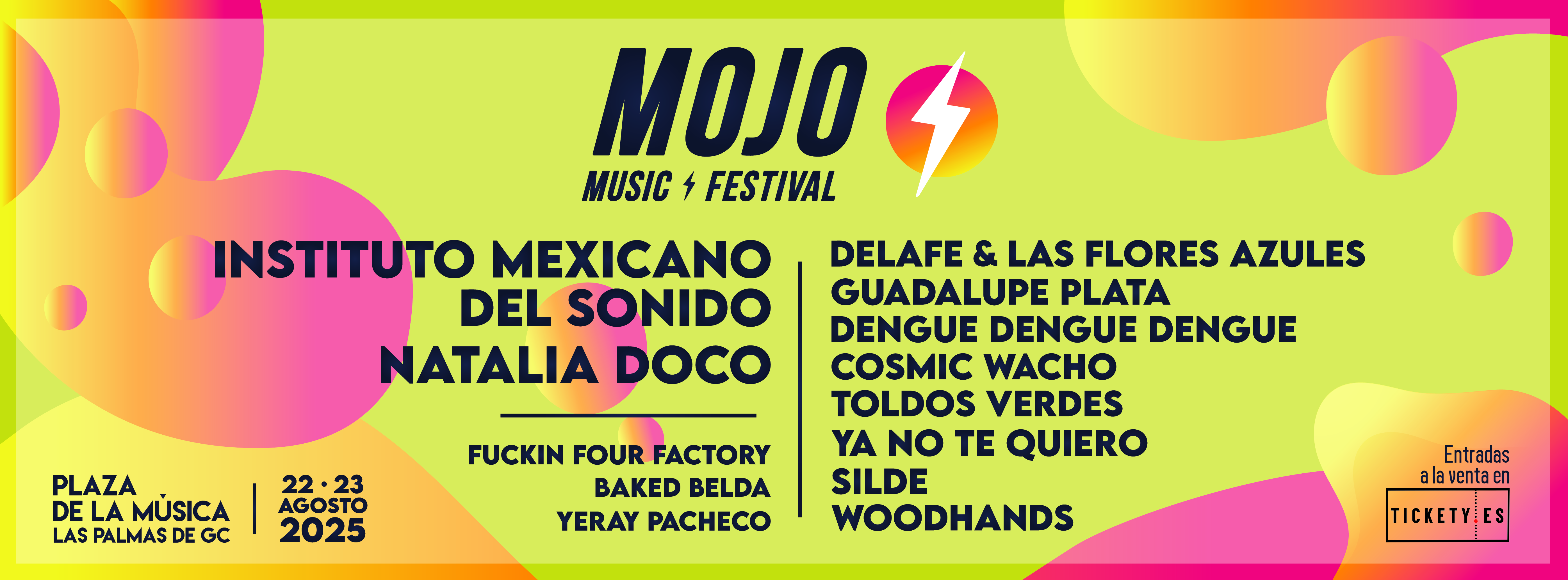 Mojo Music Festival refleja la apuesta de Las Palmas de Gran Canaria por otros formatos y artistas que están empezando a despuntar