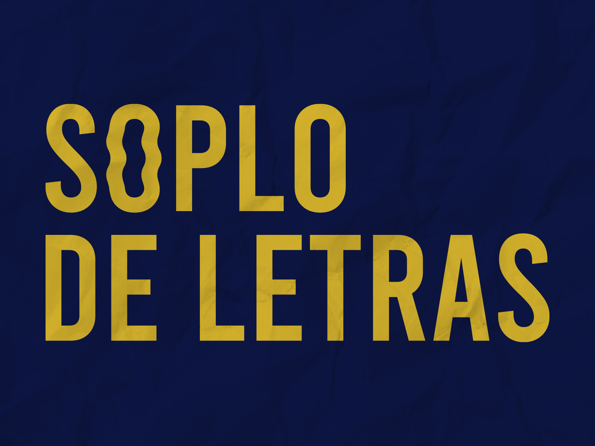 Festival Soplo de Letras
